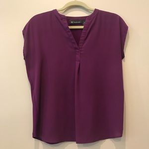 Purple chiffon blouse